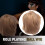 Short Layered Fluffy Wavy Full Synthetic Wig Blonde Highlights 5