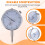 Dial Indicator Gauge 0-10mm Meter Precise 0.01 Resolution Concentricity Test 3