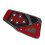 3 pezzi Rosso Nero Pedale Pad copertura antiscivolo per MT Auto 3