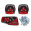 3 pezzi Rosso Nero Pedale Pad copertura antiscivolo per MT Auto 4