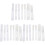 21Pièces Coques Stylo Plastique Blanches Couverture Protégée Portable 3