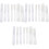 21Pièces Coques Stylo Plastique Blanches Couverture Protégée Portable 4