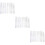 21Pièces Coques Stylo Plastique Blanches Couverture Protégée Portable 10