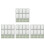 4Ensembles Kit Ligné Et Enveloppes Vert Mariage 10