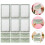 4Ensembles Kit Ligné Et Enveloppes Vert Mariage 11