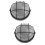 2Pièces Murale Sauna Résistance Aluminium Pratique 8