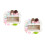 2Ensembles Modèles Glace En Bois Blancs Décorations Pour Fêtes 7