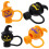8Pièces Chapeaux Pailles Silicone Réutilisables Décorations Halloween 2