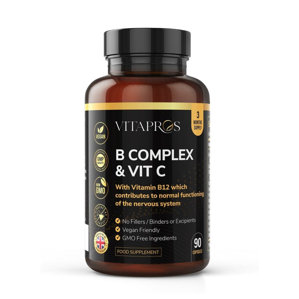 Vitapros B Complex & Vitamin C 90 Capsules