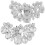 8Pièces Clips Blancs Pour Chaussures En Zinc Durable 2