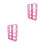 2Pièces Étagère Rose Design Élégant Pour Décoration 3