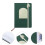 5Pièces -Notes Planificateur Acadamique PU Vert Élégant 10