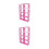 2Pièces Étagère Rose Design Élégant Pour Décoration 8