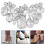 8Pièces Clips Blancs Pour Chaussures En Zinc Durable 11