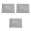 3Pcs Silver USB Powered Heated Blanket Large Soft Washable Comfort Use 7