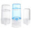 2 Pack Automatic Drinking Fountain Bird Feede Drinker Water Dispenser 10