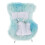 4Pièces Coussin Peluche Siège Vert Clair Clip Décor 2