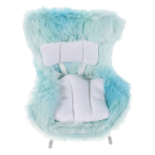 4Pièces Coussin Peluche Siège Vert Clair Clip Décor 1