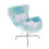 4Pièces Coussin Peluche Siège Vert Clair Clip Décor 3