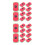 20Stk Multifunktionale Whiteboard Radierer in Rot Mit Staubabsorption 5