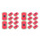 20Stk Multifunktionale Whiteboard Radierer in Rot Mit Staubabsorption 9