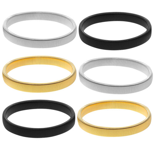 18Pièces - Métalliques Élastiques Multicolores Anti- 2