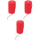 Rote Baumwollkordeln, Handgewebt, DIY Projekte 3