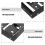 2Pièces Support Montage Interne Hdd SSD 5.25 ABS Matériel Noir 7
