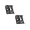 2Pièces Support Montage Interne Hdd SSD 5.25 ABS Matériel Noir 9