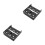 2Pièces Support Montage Interne Hdd SSD 5.25 ABS Matériel Noir 11