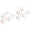 6Sets Schmuck Set Halskette Armband Farben 4