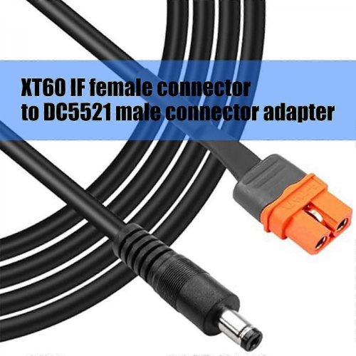 Καλώδιο μετατροπής 2+1 ακίδων από θηλυκό XT60 σε αρσενικό DC5521 για μετάδοση σήμ 1