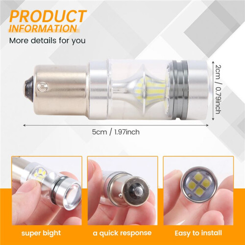 Super Bright 100W 2000Lm 1156 Led Reverse Vehicle  Light Driving Light Ma 2