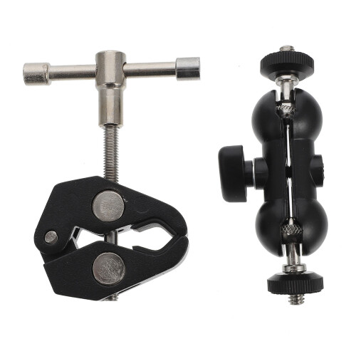 2Pièces Pince Caméra ABS Noir Antidérapante Pour Accessoires 1