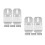 2Ensembles Supports Suspendus Urinoir Acier Inox Pour Usage 6