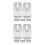 2Ensembles Supports Suspendus Urinoir Acier Inox Pour Usage 7