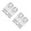 2Ensembles Supports Suspendus Urinoir Acier Inox Pour Usage 8
