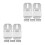 2Ensembles Supports Suspendus Urinoir Acier Inox Pour Usage 9