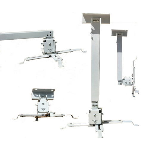 2Pièces Support Projecteur Plafond Réglable 15Kg Fixation Murale 2