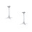 2Pièces Support Projecteur Plafond Réglable 15Kg Fixation Murale 5