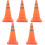5Pièces Cônes De Circulation Pliables Orange Pour 5