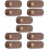 10Pièces Support Prix Bois Café Pratique Pour Usage 10