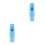 2Pièces Embouchure Saxophone Bleu ABS Tête De Sax 6