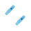 2Pièces Embouchure Saxophone Bleu ABS Tête De Sax 9