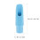 2Pièces Embouchure Saxophone Bleu ABS Tête De Sax 11
