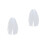 2Pièces Voiles Courts Blancs Perles Pour Coiffe 4