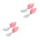 2Ensembles Fourchette Bébé Rose Portable Sécurisé 3