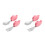 2Ensembles Fourchette Bébé Rose Portable Sécurisé 4