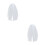 2Pièces Voiles Courts Blancs Perles Pour Coiffe 6
