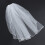 2Pièces Voiles Courts Blancs Perles Pour Coiffe 10